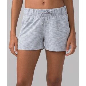 Lululemon, On the Fly 2.5" Shorts, Wee Are From Space Nimbus Grey, Size 4, $58